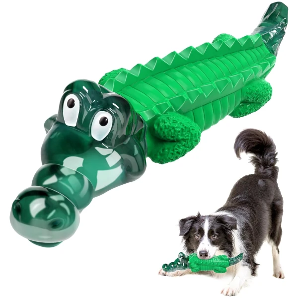 Dog Chew Toys for Aggressive Chewers - Indestructible Dog Toy to Reduce Pet Anxiety and Boredom for Small, Medium, Large Breed