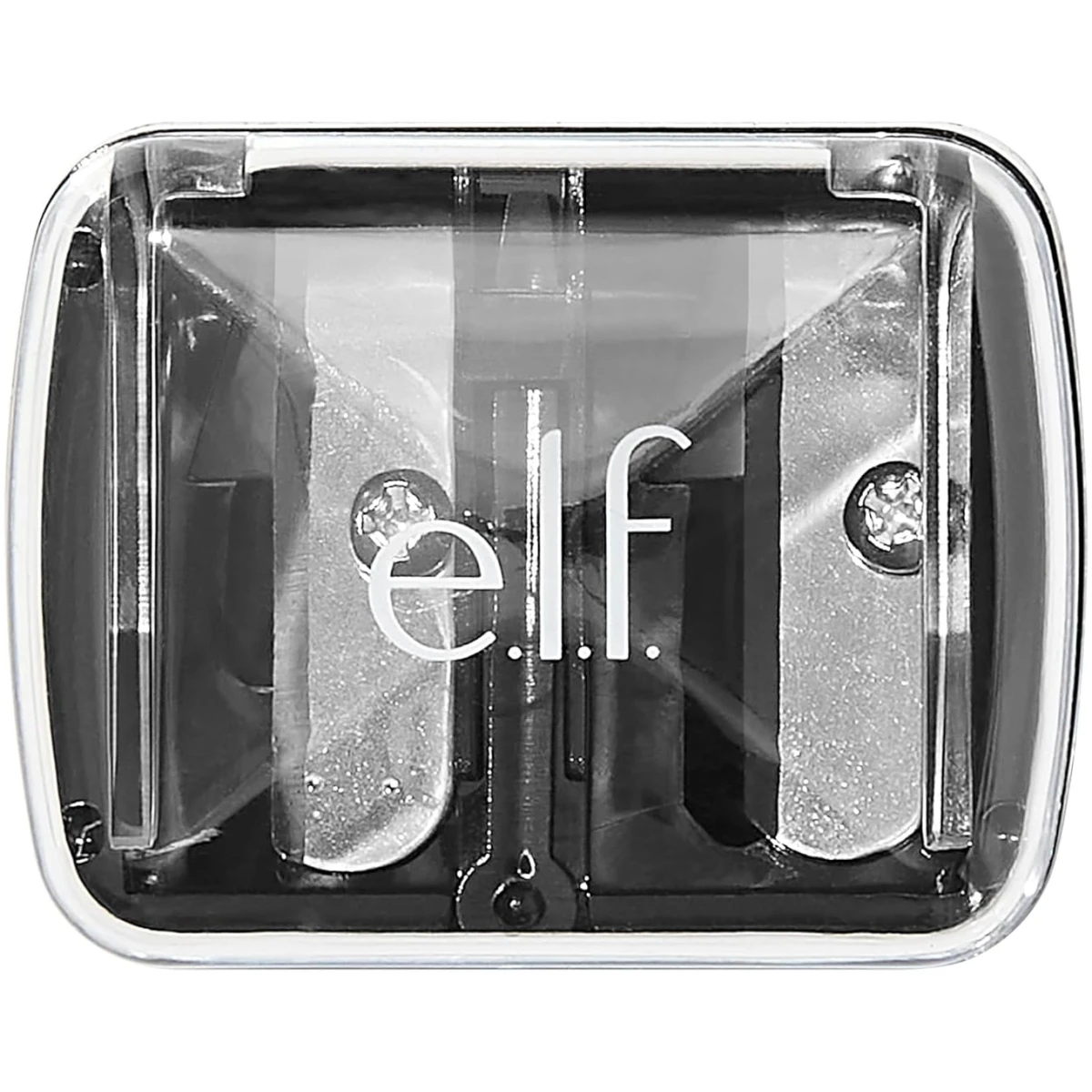 e.l.f., Dual-Pencil Sharpener, Convenient, Essential Tool, Sharpens, Easy To Clean, Travel-Friendly, Compact, Includes Bonus Small Sharpener