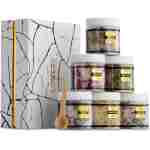 Epsom Bath Salts Gift Set, Relaxing Spa Salt W/Essential Oils, Mothers Day Gifts for Mom, Wife - Lavender, Eucalyptus, Lemon Basil, Coconut, Tea Tree, Honey Almond Salt, Self...