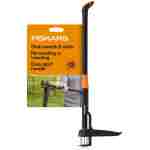 Fiskars 4-Claw Stand Up Weed Puller Tool, Gardening Hand Weeding Tool with 39" Long Ergonomic Handle with Easy-Eject Mechanism