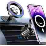 for Magsafe Car Mount【20 Strong Magnets】Magnetic Phone Holder for Car Phone Holder Mount Dash【360°】Cell Phone Holders for Your Car Accessories for Women Men iPhone 16 Pro Max 15...