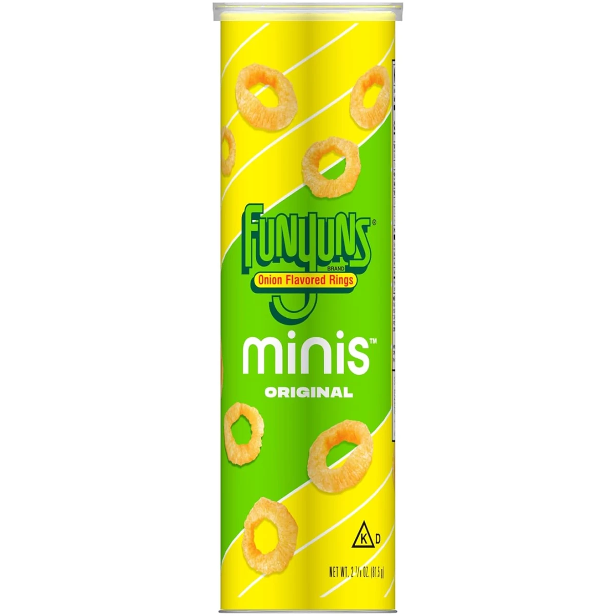 Funyuns Minis, Original, 2.875 oz Canister