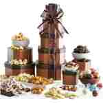 Gift Basket with Assorted Sweets, Cookies and Nuts