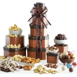 Gift Basket with Assorted Sweets, Cookies and Nuts