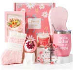 Gifts for Best Friend,Birthday Gifts for Women Close Soul Sister Friendship Gifts Basket Box for Women Funny Female BFF Besfriend Bestie Thanksgiving Christmas Presents from...