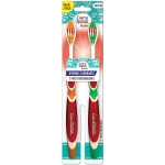 GuruNanda Dynamic Luminance Toothbrushes - Medium Bristles for Plaque Removal - Gentle on Teeth & Gums - Ideal for Kids & Adults - Pack of 2