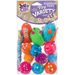 HARTZ Just For Cats Toy Variety Pack - 13 Piece, All Breed Sizes