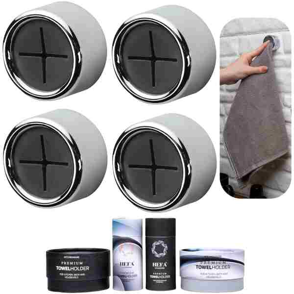 HEFA Towel Hooks, Towel Holder, Dish Towel Holder, Kitchen Organization, Kitchen Towel Hook, Kitchen Towel Holder, Hand Towel Holder, Kitchen Gadgets, Kitchen Essentials,...