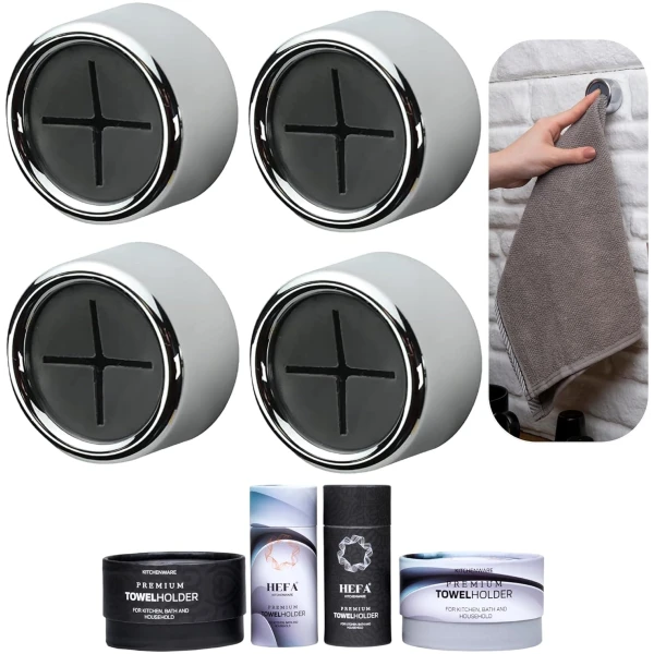 HEFA Towel Hooks, Towel Holder, Dish Towel Holder, Kitchen Organization, Kitchen Towel Hook, Kitchen Towel Holder, Hand Towel Holder, Kitchen Gadgets, Kitchen Essentials,...