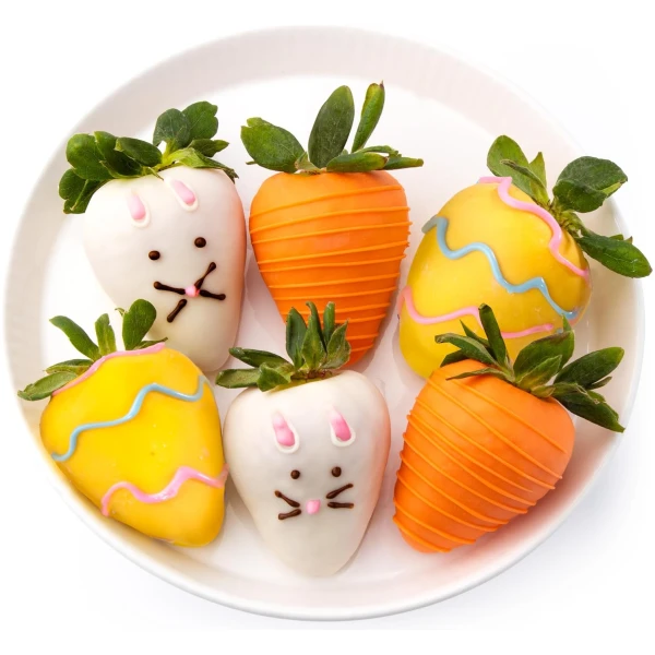 Hoppy Easter Chocolatey Covered Strawberries - 6 Berries by Love Berries