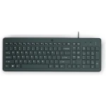 HP 150 Wired Keyboard with Numeric Keypad - Silent-Touch Chiclet Keyboard - Ergonomic, Comfortable - USB Plug-and-Connectivity, LED Indicators (664R5AA, Black)