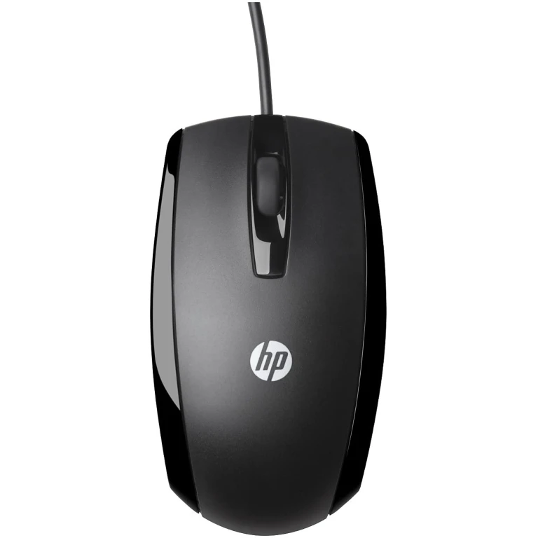 HP X500 - Wired USB Mouse for Windows PC Desktop, Laptop, Notebook, Mac, computerand Chromebook, for Righty or Lefty Use (E5E76AA#ABA),Black