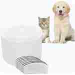 HugSmart Pet Water Fountain Pump for Automatic 2L with 7 Filters(Innovative Soundless, Elegant Roman Columns Drinking Waterer), Intelligent Cat Water Fountain