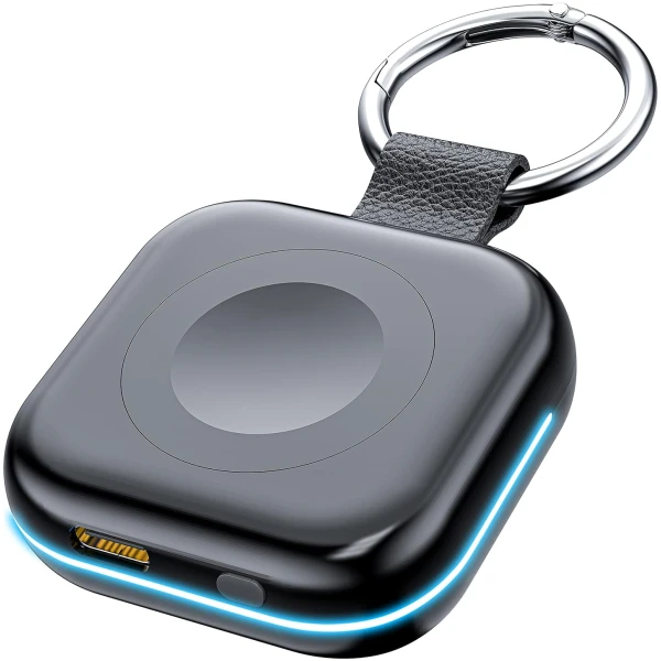HUOTO Portable Charger for Apple Watch,Wireless Magnetic iWatch Charger 1200mAh Power Bank Travel Keychain Accessories Smart Chargers for Apple Watch Series...