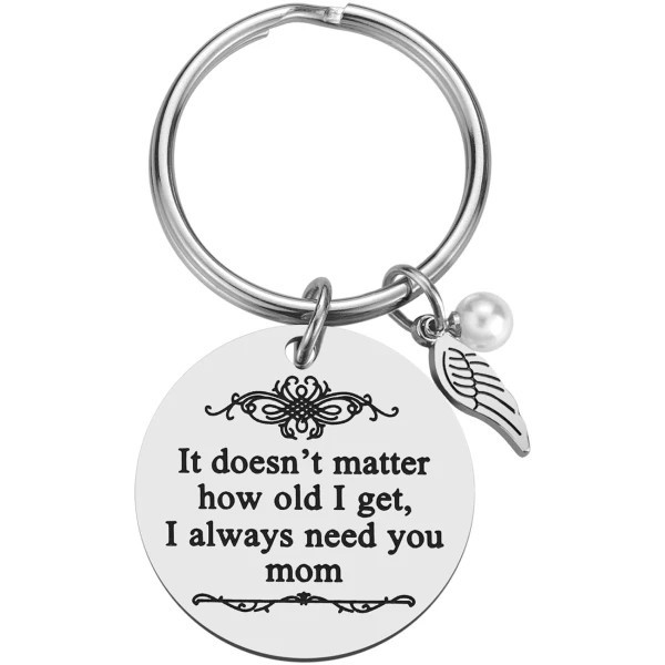 iJuqi Mother's Day Gifts from Daughter Son for Mom Birthday Valentine's Day Christmas Gifts Mom Keychain Mother Keyring