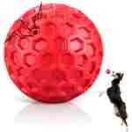 Indestructible Squeaky Dog Balls for Aggressive Chewers, Interactive Dog Toys for Aggressive Chewers for Relieving Anxiety, Dog Chew Toy Balls for Small Medium Large Dogs,...