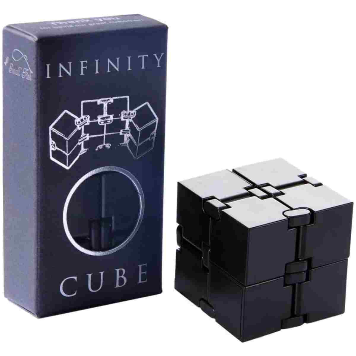Infinity Cube Sensory Fidget Toy, EDC Fidgeting Game for Kids and Adults, Cool Mini Gadget Best for Stress and Anxiety Relief and Kill Time, Unique Idea That is Light on The...