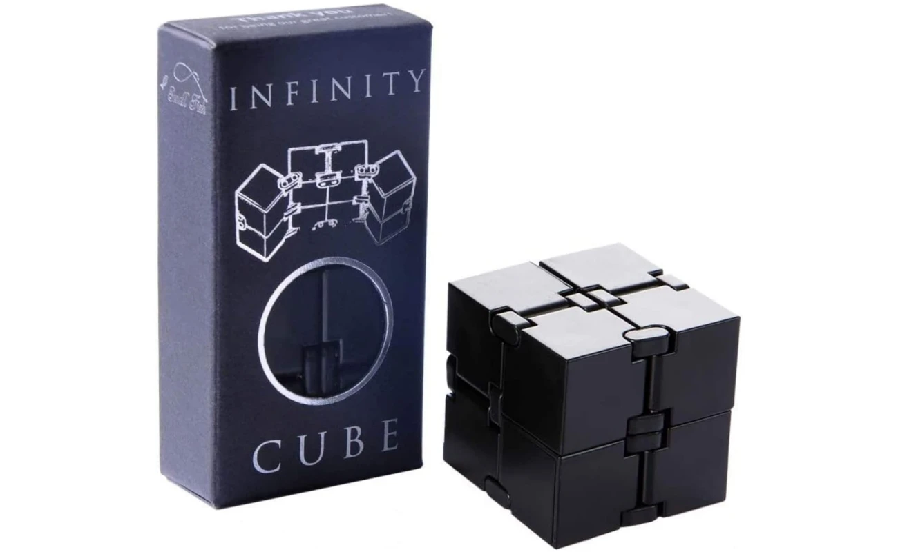 Infinity Cube Sensory Fidget Toy, EDC Fidgeting Game for Kids and Adults, Cool Mini Gadget Best for Stress and Anxiety Relief and Kill Time, Unique Idea That is Light on The...