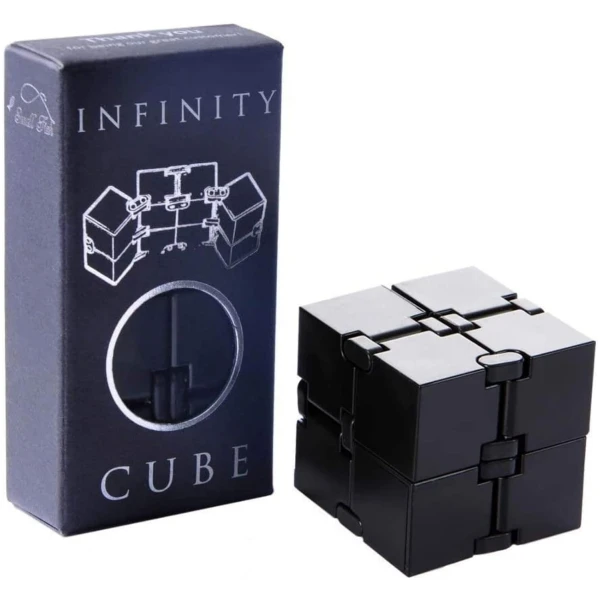 Infinity Cube Sensory Fidget Toy, EDC Fidgeting Game for Kids and Adults, Cool Mini Gadget Best for Stress and Anxiety Relief and Kill Time, Unique Idea That is Light on The...