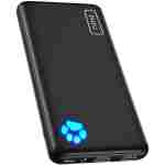 INIU Portable Charger, Slimmest 10000mAh 5V/3A Power Bank, USB C in&out High-Speed Charging Battery Pack, External Phone Powerbank Compatible with iPhone 16 15 14 13 12 Samsung...