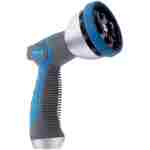INNAV8 Garden Hose Nozzle Sprayer Heavy Duty - Features 10 Spray Patterns, THUMB CONTROL On Off Valve for Easy Water Control - HIGH Pressure Nozzle for Hose Outdoor