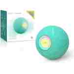Intelligent Interactive Dog Toy, [Enhanced Rubber Version] Wicked Ball PE,3 Interactive Modes,Active Rolling Ball for Medium and Large Dogs with LED Lights,DC Rechargeable