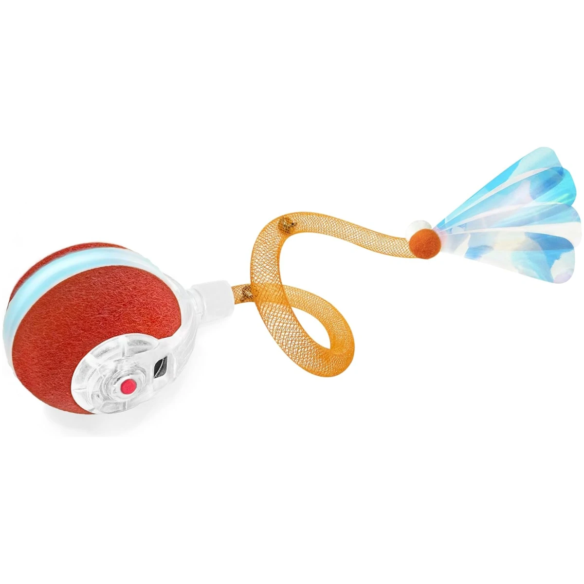 Interactive Cat Toys for Indoor Cats,The 3rd Generation Agile Moving Cat Ball with Elastic Mesh Tail,Automatic Kitten Toys for Bored Indoor Adult Cats,Motion Activated