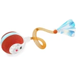 Interactive Cat Toys for Indoor Cats,The 3rd Generation Agile Moving Cat Ball with Elastic Mesh Tail,Automatic Kitten Toys for Bored Indoor Adult Cats,Motion Activated