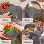 Kitchen Gizmo Snap N' Strain - Silicone Pasta Strainer Clip-On for Pots and Pans - Heat Resistant Colander for Vegetables and Noodles - Kitchen Gadgets for Cooking -...