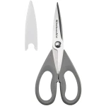 KitchenAid All Purpose Kitchen Shears with Protective Sheath Durable Stainless Steel Scissors, Dishwasher Safe, Soft Grip Comfort Handle, 8.72 Inch, Black