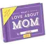Knock Knock What I Love about Mom Fill in the Love Book Fill-in-the-Blank Gift Journal, 4.5 x 3.25-inches