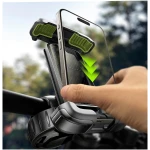 LISEN Bike Phone Holder, [2025 Upgrade] Motorcycle Phone Mount, Bicycle Phone Holder, Handlebar Phone Mount, Dirt Bike Accessories, Bicycle Accessories, for iPhone Samsung...