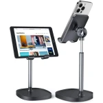 LISEN Cell Phone Stand Adjustable for iPhone Phone Holder for Desk, Office Desk Accessories Computer PC for iPhone Stand Gaming Essentials Fit Otterbox Case Phones Switch Kindle...
