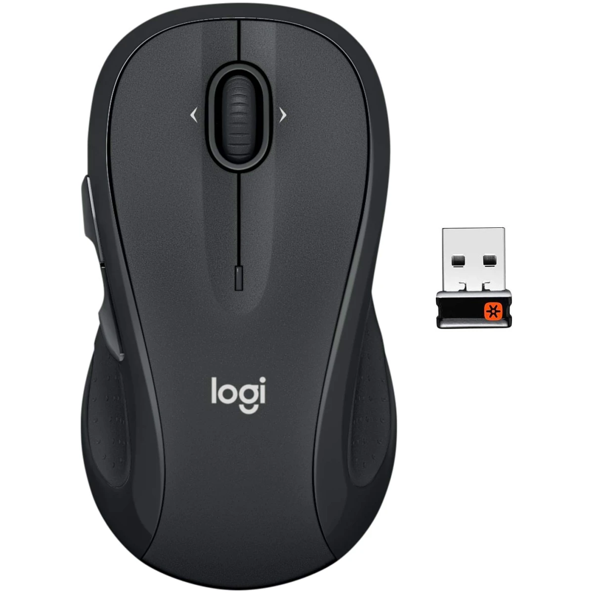 Logitech M510 Wireless Computer Mouse for PC with USB Unifying Receiver - Graphite