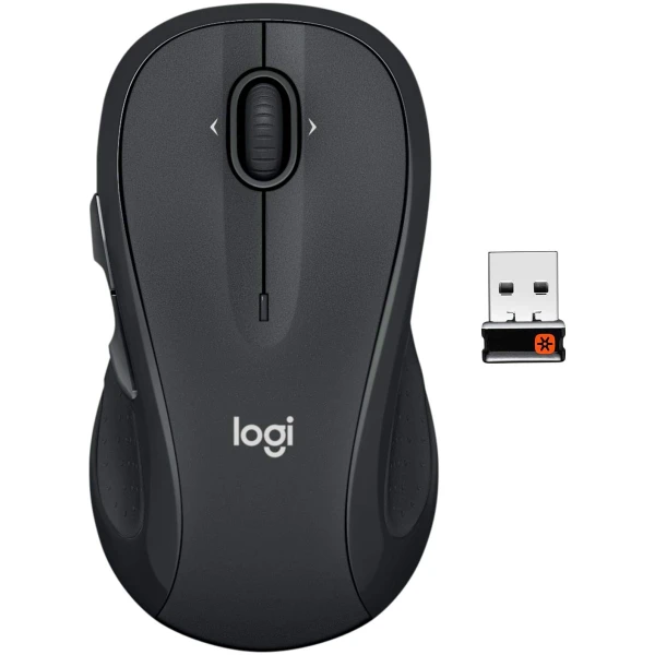 Logitech M510 Wireless Computer Mouse for PC with USB Unifying Receiver - Graphite