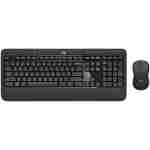 Logitech MK540 Advanced Wireless Keyboard and Mouse Combo for Windows, 2.4 GHz Unifying USB-Receiver, Multimedia Hotkeys, 3-Year Battery Life, for PC, Laptop