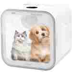 LUCKY NAVI Automatic Pet Dryer Box for Cats and Small Dogs, Ultra Quiet 62L Big Capacity Dog Dryer Box, Cat Dryer Cage with Smart Temperature Control, 360° Pet Dryer Box for Pet...