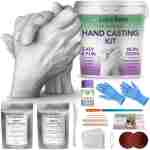 Luna Bean Hand Casting Kit – The Original Hand Mold Kit for Couples – Gifts for Mom, Mothers Day, Bridal Shower, Wedding, Anniversary for Women Men Boyfriend Girlfriend