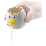 LuoCoCo Cute Egg Separator, Ceramics Vomiting Chicken Egg Yolk White Separator, Practical Household Small Egg Filter Splitter, Kitchen Gadget Baking Assistant Tool, Dishwasher...
