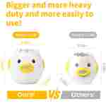 LuoCoCo Cute Egg Separator, Ceramics Vomiting Chicken Egg Yolk White Separator, Practical Household Small Egg Filter Splitter, Kitchen Gadget Baking Assistant Tool, Dishwasher...