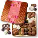 Mothers Day Chocolate Gift Basket, Food Gifts Arrangement Platter, Gourmet Snack Box, Mom, Her, Grandmother, Mother - Bonnie & Pop