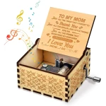 Mothers Day for Mom Gifts from Daughter Son Gifts for Mom from Daughter Mom Gift for Mothers Day Birthday Best Mama Mother Gift Hand Crank Music Box