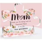 Mothers Day Gifts for Mom - Delicate Mom Birthday Gifts from Daughter Son - Engraved Acrylic Block Puzzle Piece 3.9 x 3.3 inch - Mothers Day Christmas Birthday Gifts for Mom, Ideas