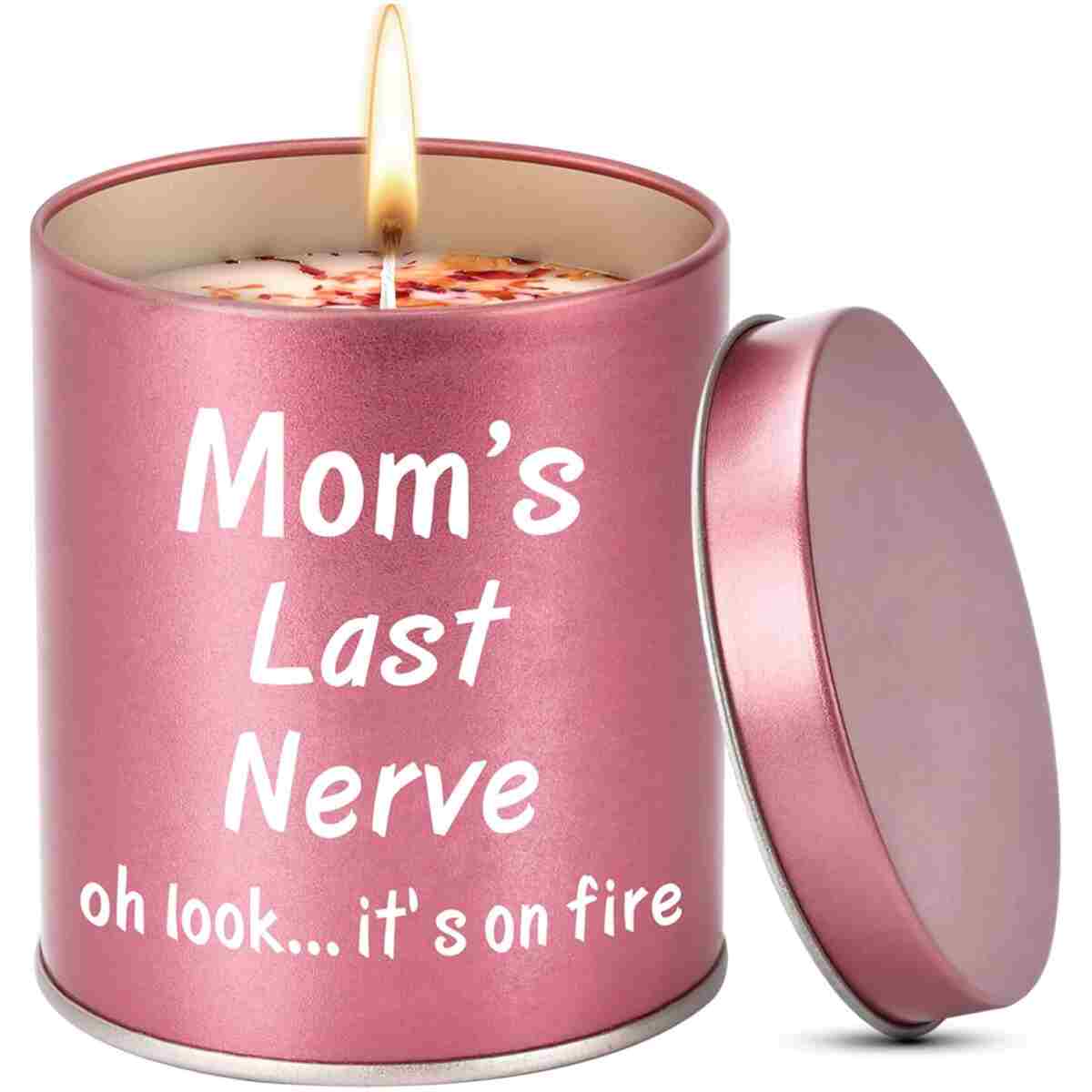 Mothers Day Gifts for Mom from Daughter Son Kids Birthday Gifts Stocking Stuffers Christmas Presents Great ldeas Funny Mom Gift,9oz Scented Candles