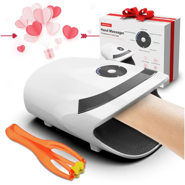 Mothers Day Gifts for Mom - Hand Massager with Compression & Heating, Electric Hand Massager for Arthritis and Carpal Tunnel, Birthday Gifts for Women Men Mom Dad Boyfriend...