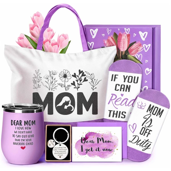 Mother's Day Gifts for Mom Mother-in-Law Newmom Stepmom, Unique Birthday Christmas Gifts from Daughter Son Kids, Best Bonus Thank You Mom Gift