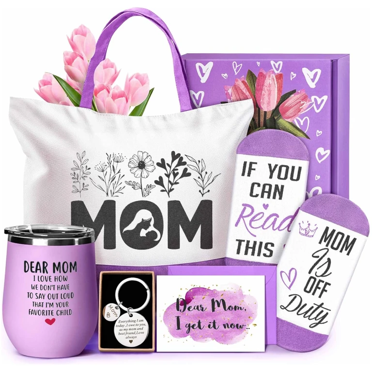 Mother's Day Gifts for Mom Mother-in-Law Newmom Stepmom, Unique Birthday Christmas Gifts from Daughter Son Kids, Best Bonus Thank You Mom Gift