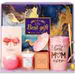 Mothers Day Gifts for Mom, Wife, Grandma, Sister, Friends: Unique Birthday Gifts Baskets Set for Personalized Best Mom Ever from Daughter Son, Spa Presents