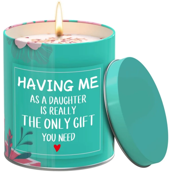 Mothers Day Gifts from Daughter,Birthday Gifts for Mom,Christmas Stocking Stuffers,Galentines Day Gift,Funny Gift Ideas for Mom-Scented Candles