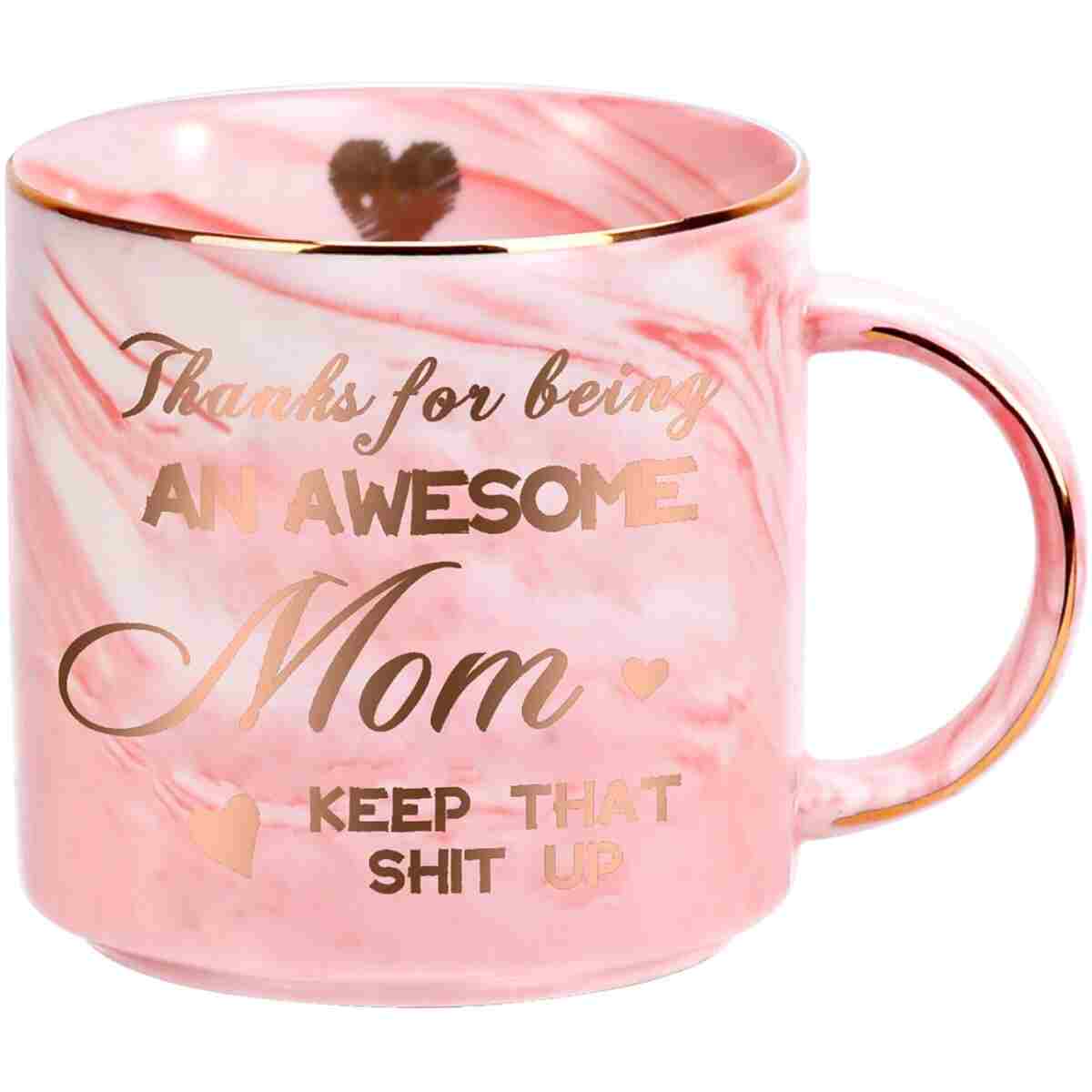 Mothers Day Mom Gifts for Mom Wife from Daughter Son, Valentines Galentines Day Birthday Gifts for Women Her Girlfriend Sister Friends, 12 OZ Funny Coffee Mug, Christmas...